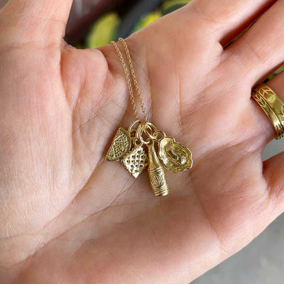 Marilyn Brogan's Styling Tips for Handcrafted Gold Charms